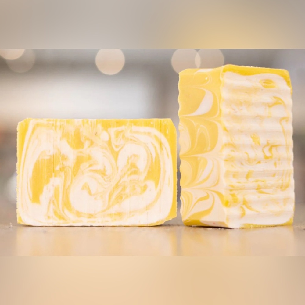 Buff City Soap Gift Set Handmade "Good Morning” soaps, bomb, tee, fizzy New